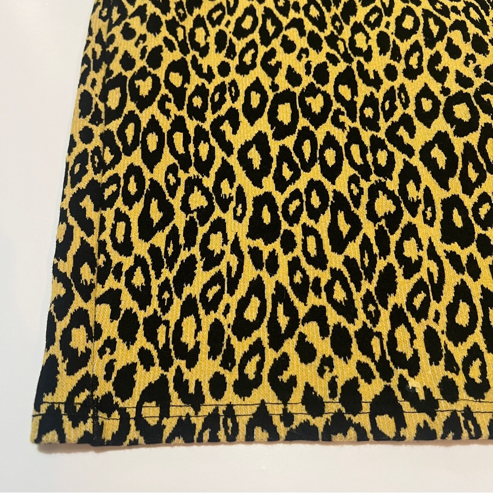 HighWaisted Leopard Print Skirt - Picture 8 of 10